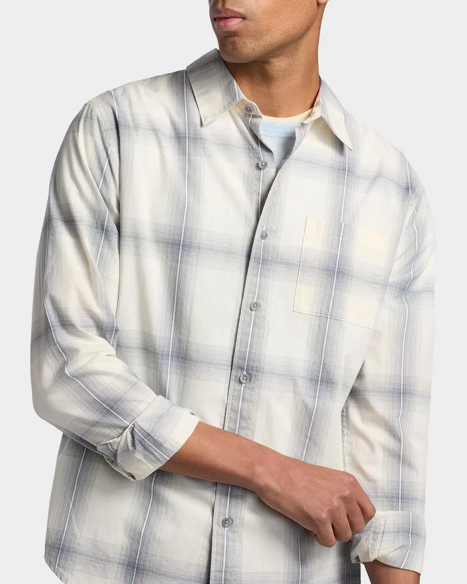Vince Men's Townes Plaid Cotton Shirt | Thumbnail 5 Vince Men's Townes Plaid Cotton Shirt | Thumbnail 5