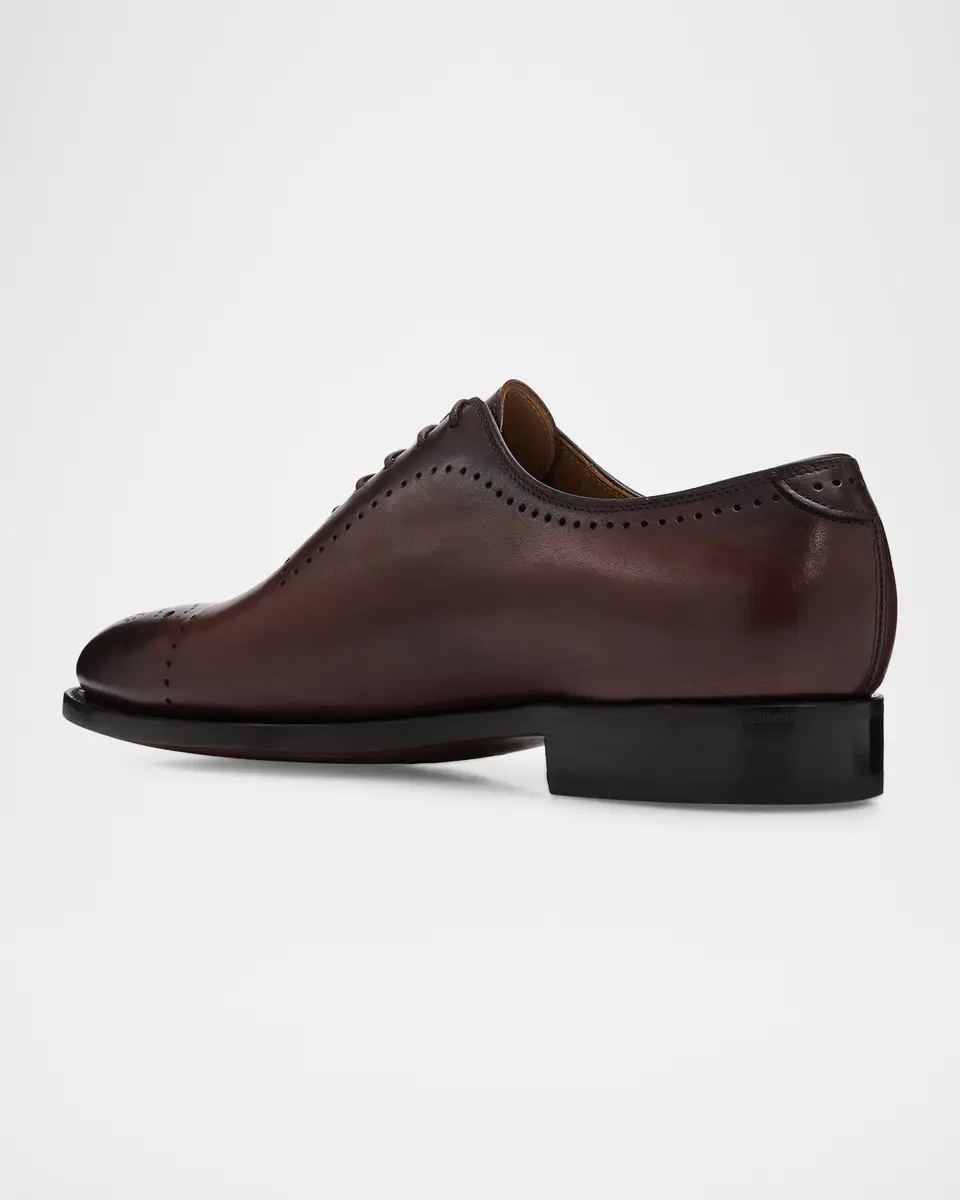 Kiton Men's Caravaggio Brogue Leather Oxford Shoes | Thumbnail 4 Kiton Men's Caravaggio Brogue Leather Oxford Shoes | Thumbnail 4