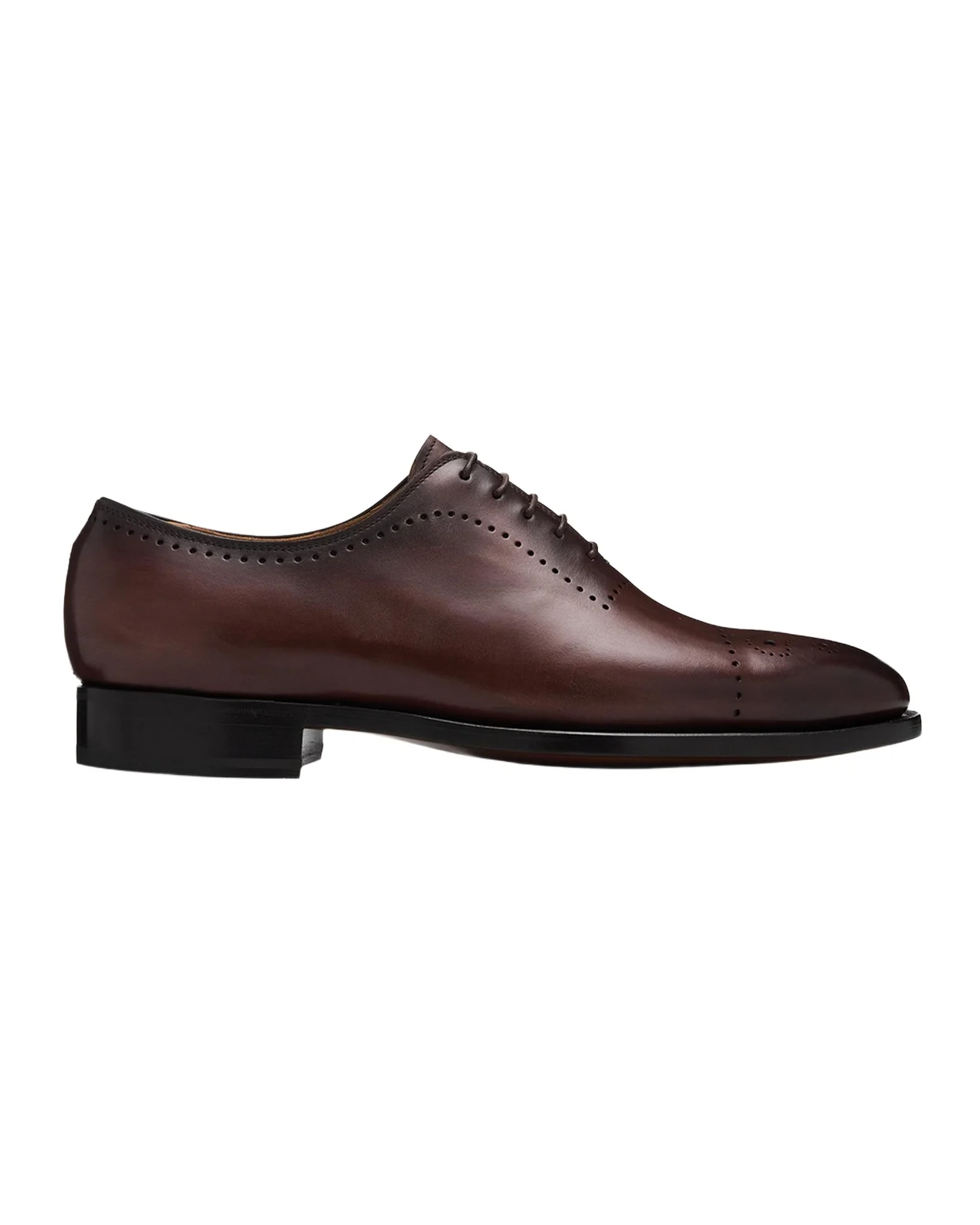 Kiton Men's Caravaggio Brogue Leather Oxford Shoes