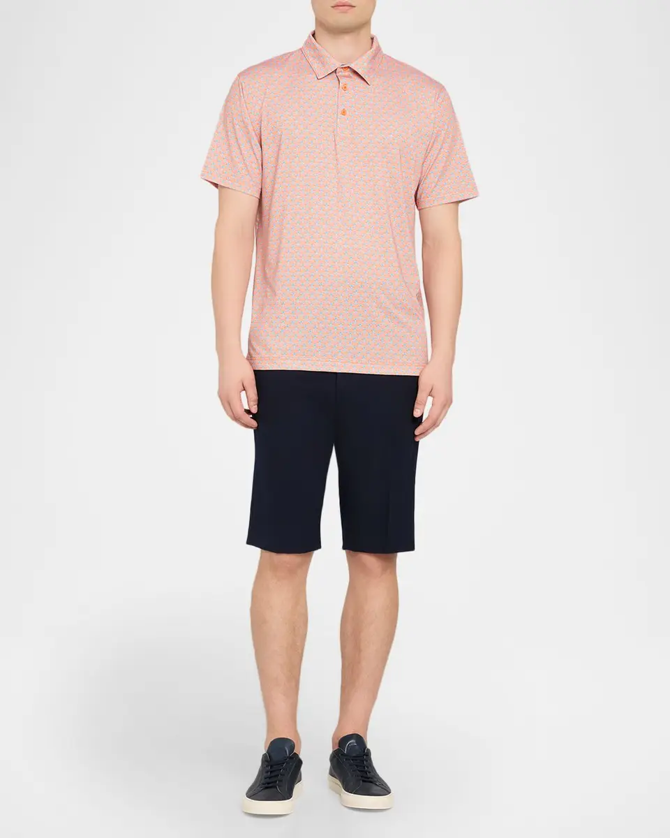 Robert Graham Men's Geometric Polo Shirt | Thumbnail 2 Robert Graham Men's Geometric Polo Shirt | Thumbnail 2