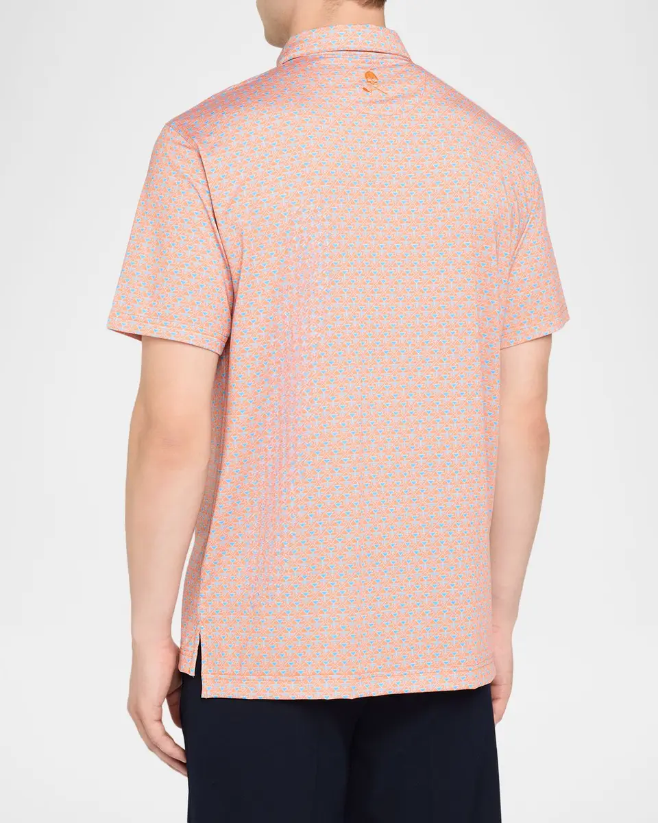 Robert Graham Men's Geometric Polo Shirt | Thumbnail 3 Robert Graham Men's Geometric Polo Shirt | Thumbnail 3