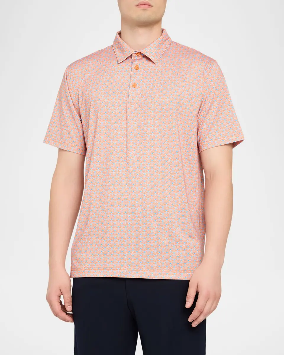Robert Graham Men's Geometric Polo Shirt | Thumbnail 4 Robert Graham Men's Geometric Polo Shirt | Thumbnail 4