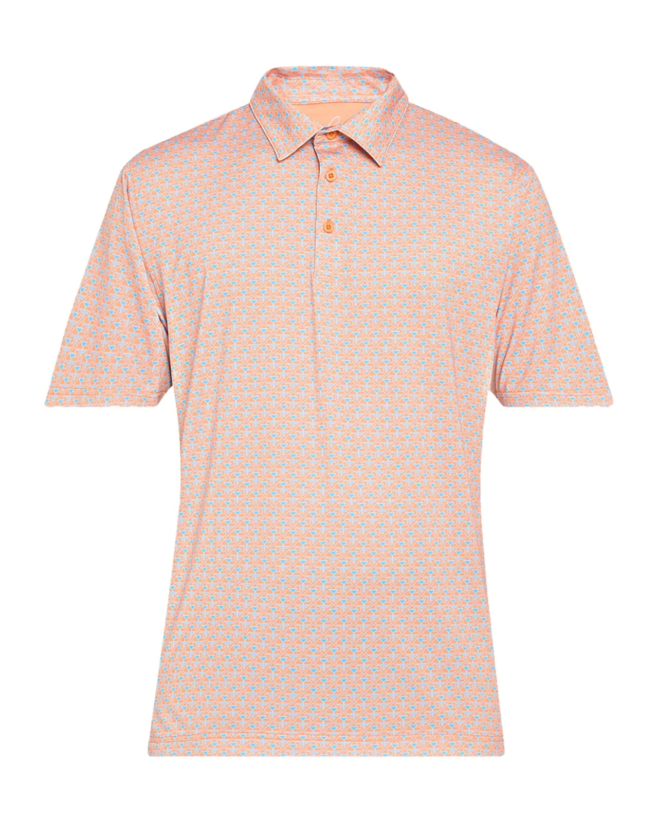 Men's Geometric Polo Shirt Men's Geometric Polo Shirt