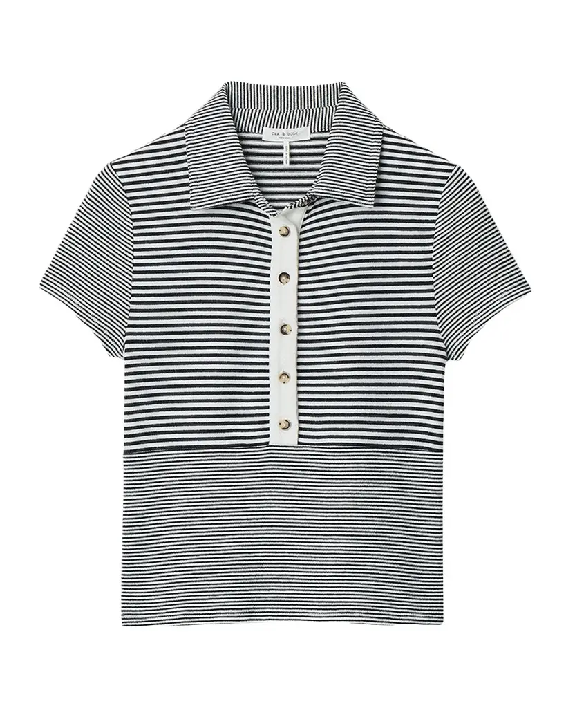 rag & bone The Knit Button-Front Top | Image 1 rag & bone The Knit Button-Front Top | Image 1