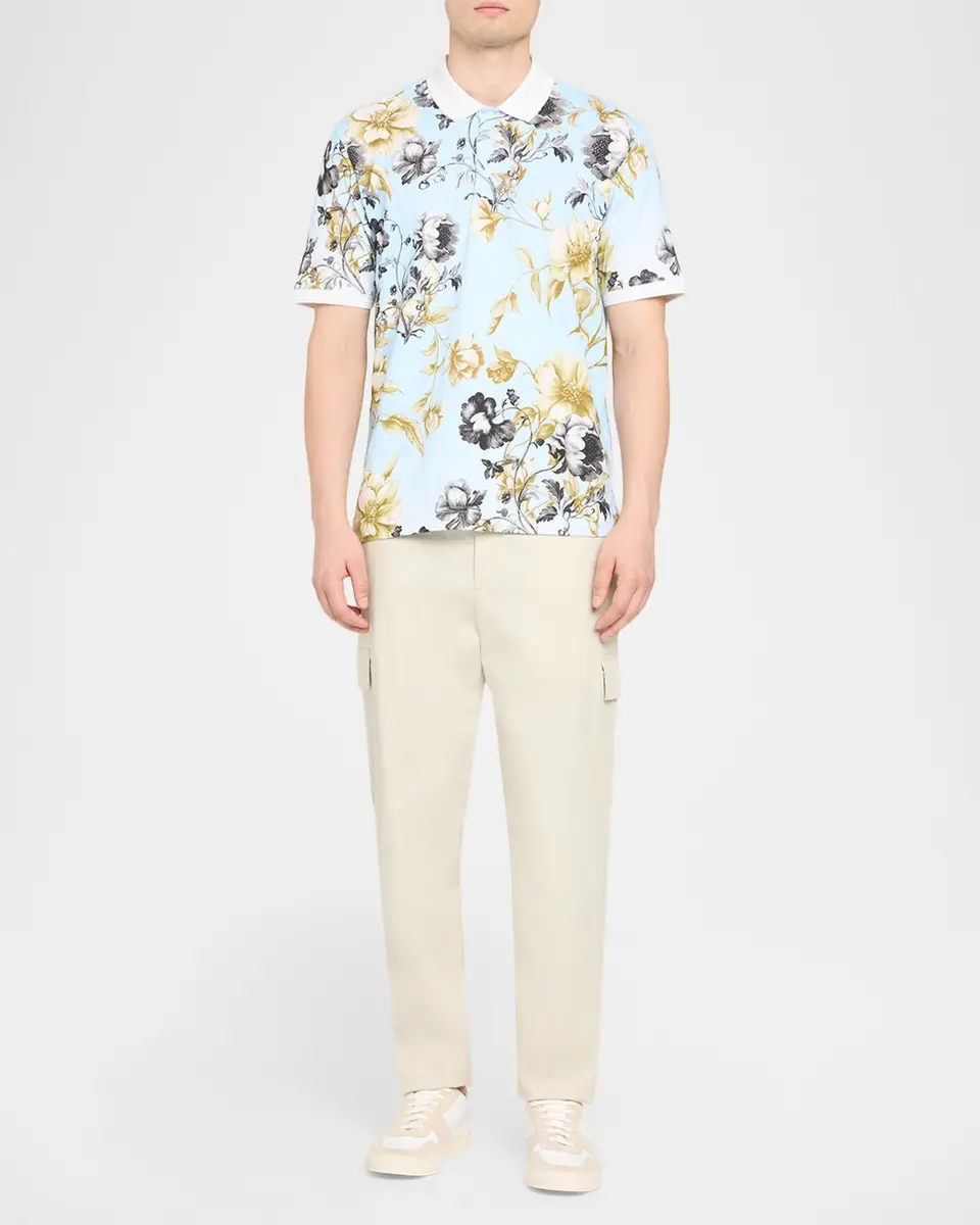 Robert Graham Men's Milson Floral Polo Shirt | Thumbnail 2
