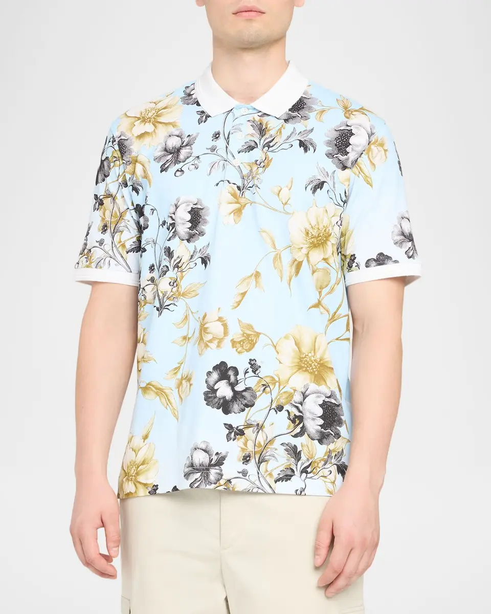 Robert Graham Men's Milson Floral Polo Shirt | Thumbnail 4