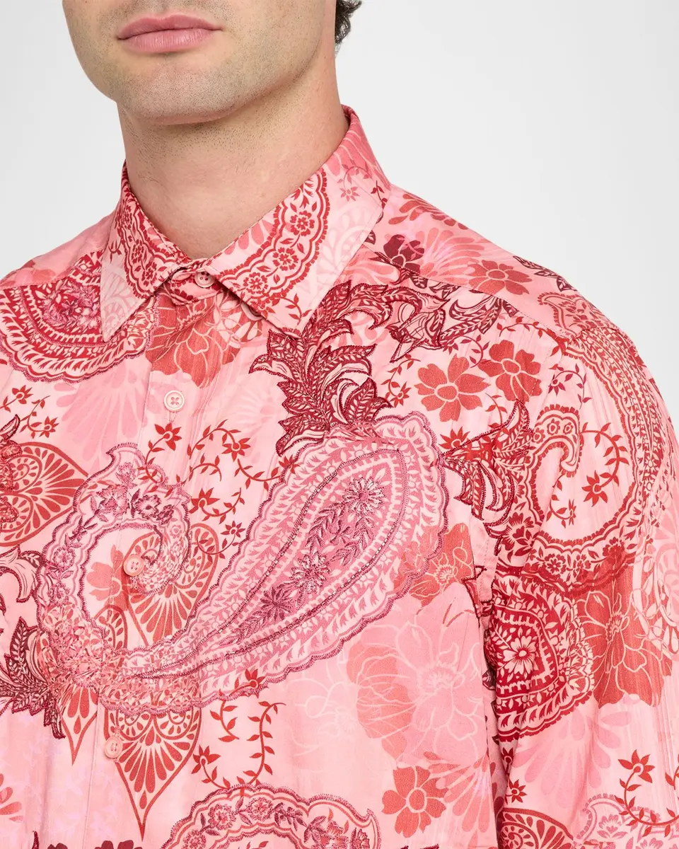 Robert Graham Men's Cabrillo Paisley Cotton Shirt | Thumbnail 5 Robert Graham Men's Cabrillo Paisley Cotton Shirt | Thumbnail 5