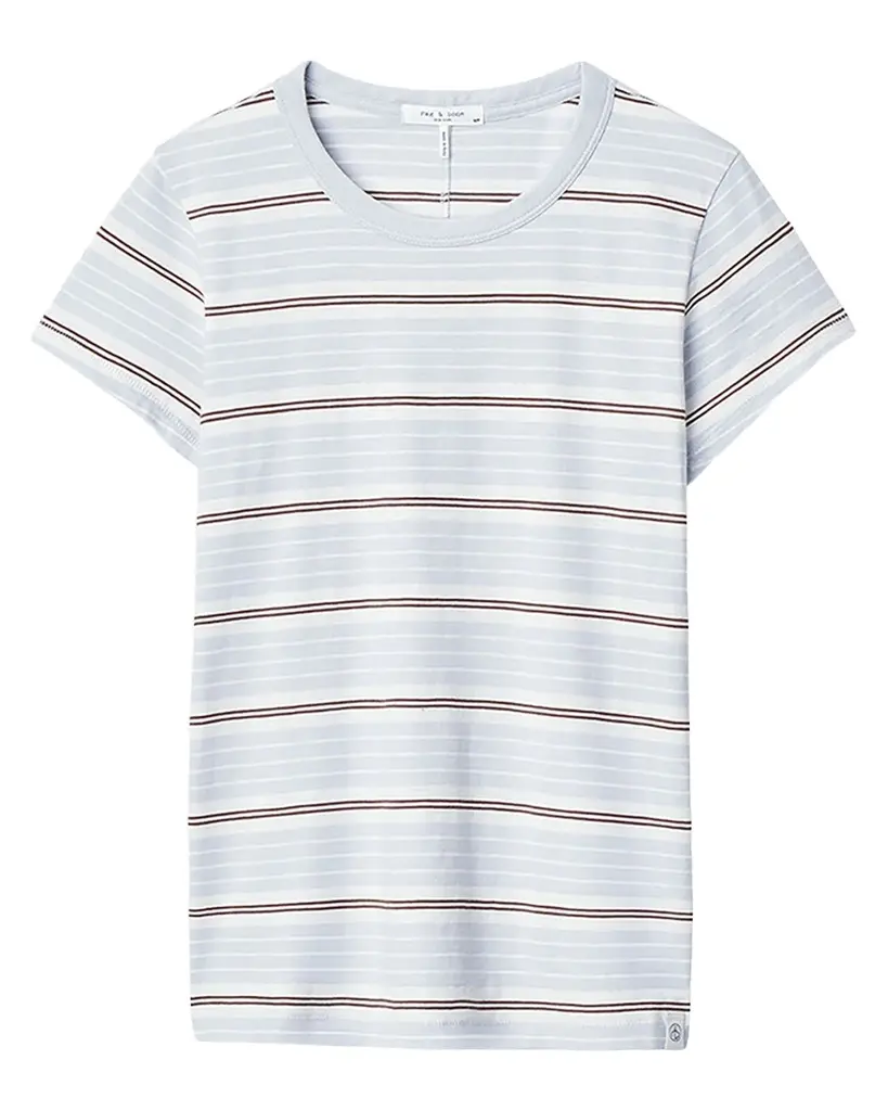 rag & bone The Slub Stripe Tee | Image 1 rag & bone The Slub Stripe Tee | Image 1
