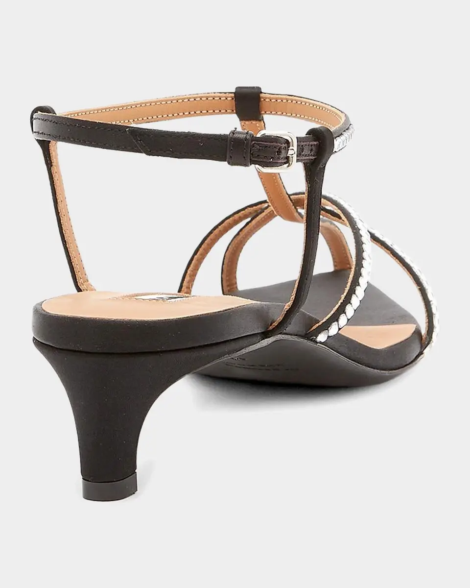 Jil Sander 35mm Caged Embellished Satin Sandals | Thumbnail 3 Jil Sander 35mm Caged Embellished Satin Sandals | Thumbnail 3