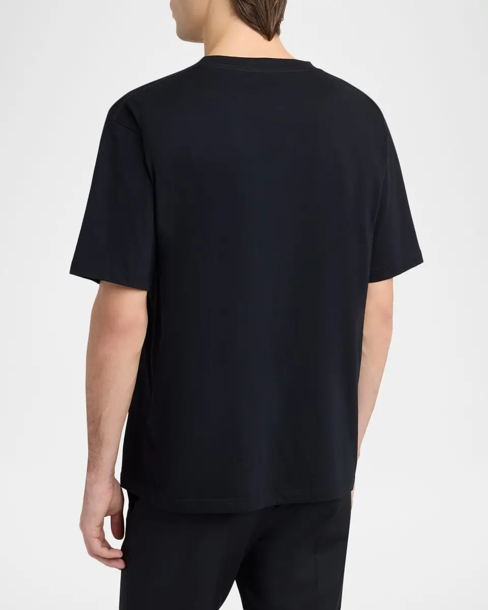 Valentino Garavani Men's Panther Cotton Crewneck T-Shirt | Thumbnail 2 Valentino Garavani Men's Panther Cotton Crewneck T-Shirt | Thumbnail 2