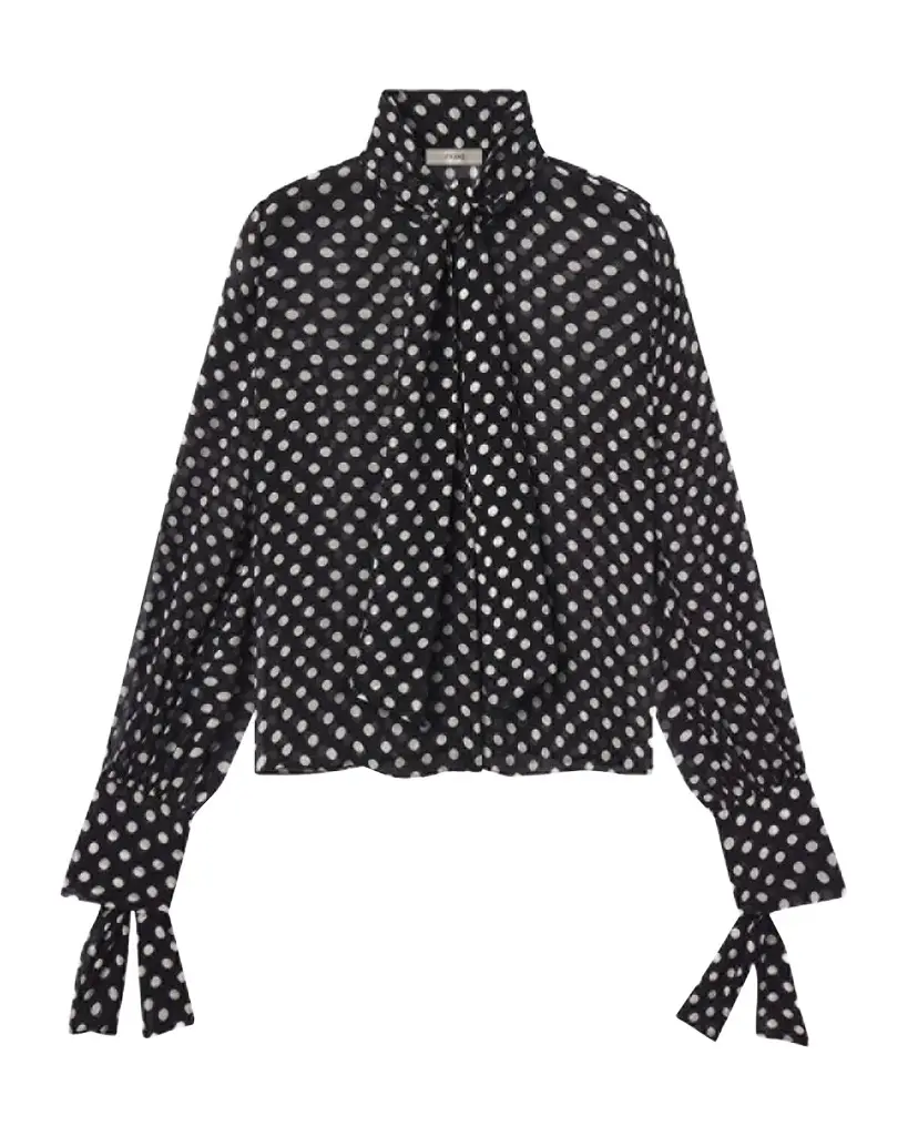 Frame The Nouvelle Polka Dot Blouse | Image 1 Frame The Nouvelle Polka Dot Blouse | Image 1