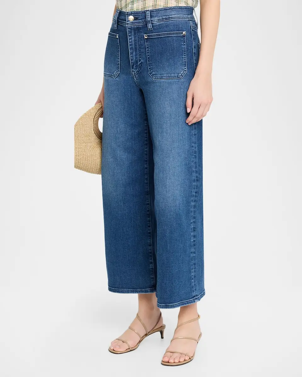Frame Le Slim Palazzo Crop Jeans | Thumbnail 4