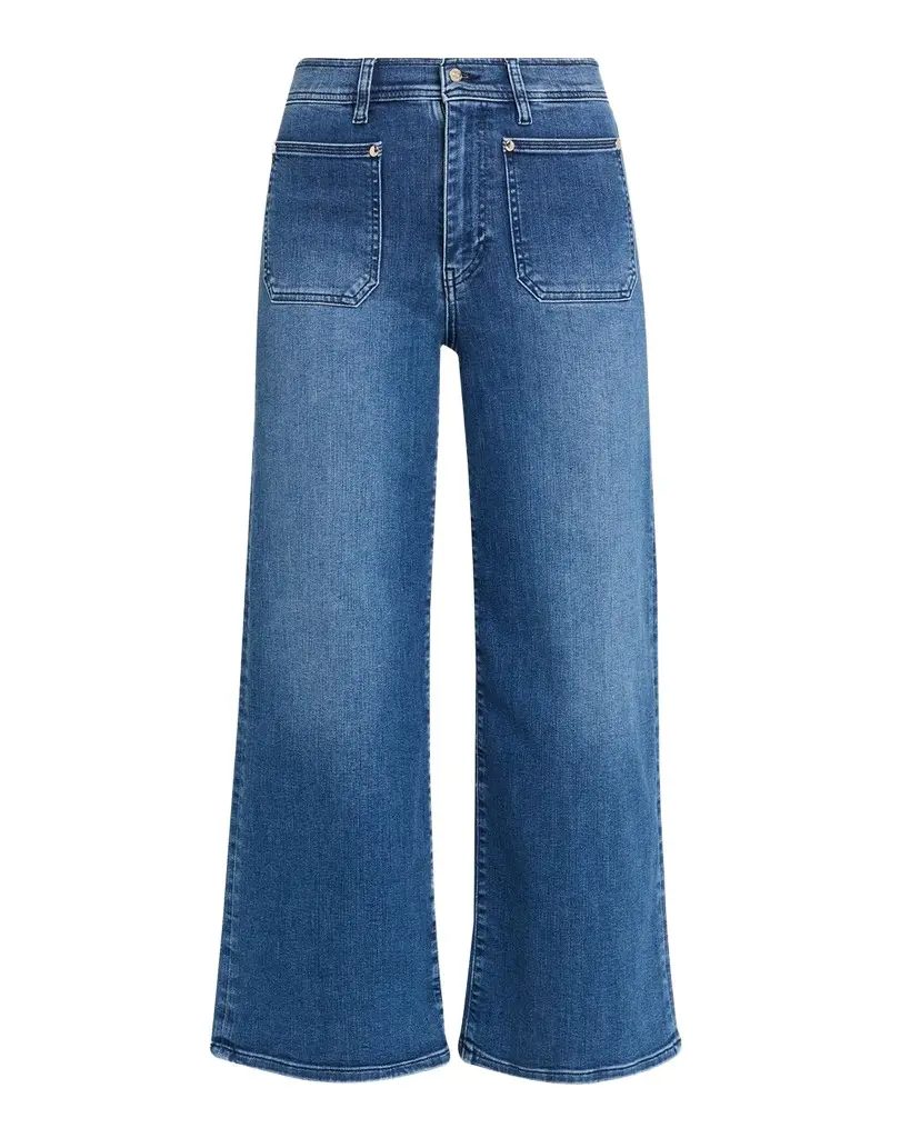 Frame Le Slim Palazzo Crop Jeans | Image 1 Frame Le Slim Palazzo Crop Jeans | Image 1