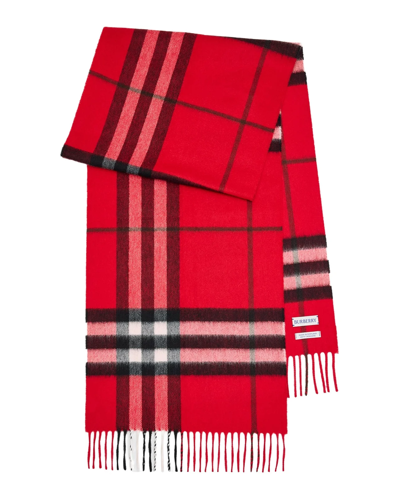 Burberry Men's Giant Check Cashmere Scarf