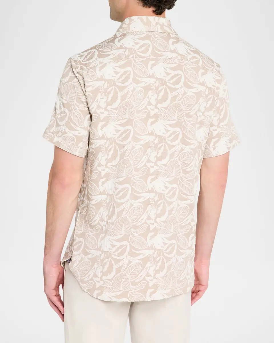 Robert Graham Men's Santa Monica Foliage Short-Sleeve Shirt | Thumbnail 3 Robert Graham Men's Santa Monica Foliage Short-Sleeve Shirt | Thumbnail 3