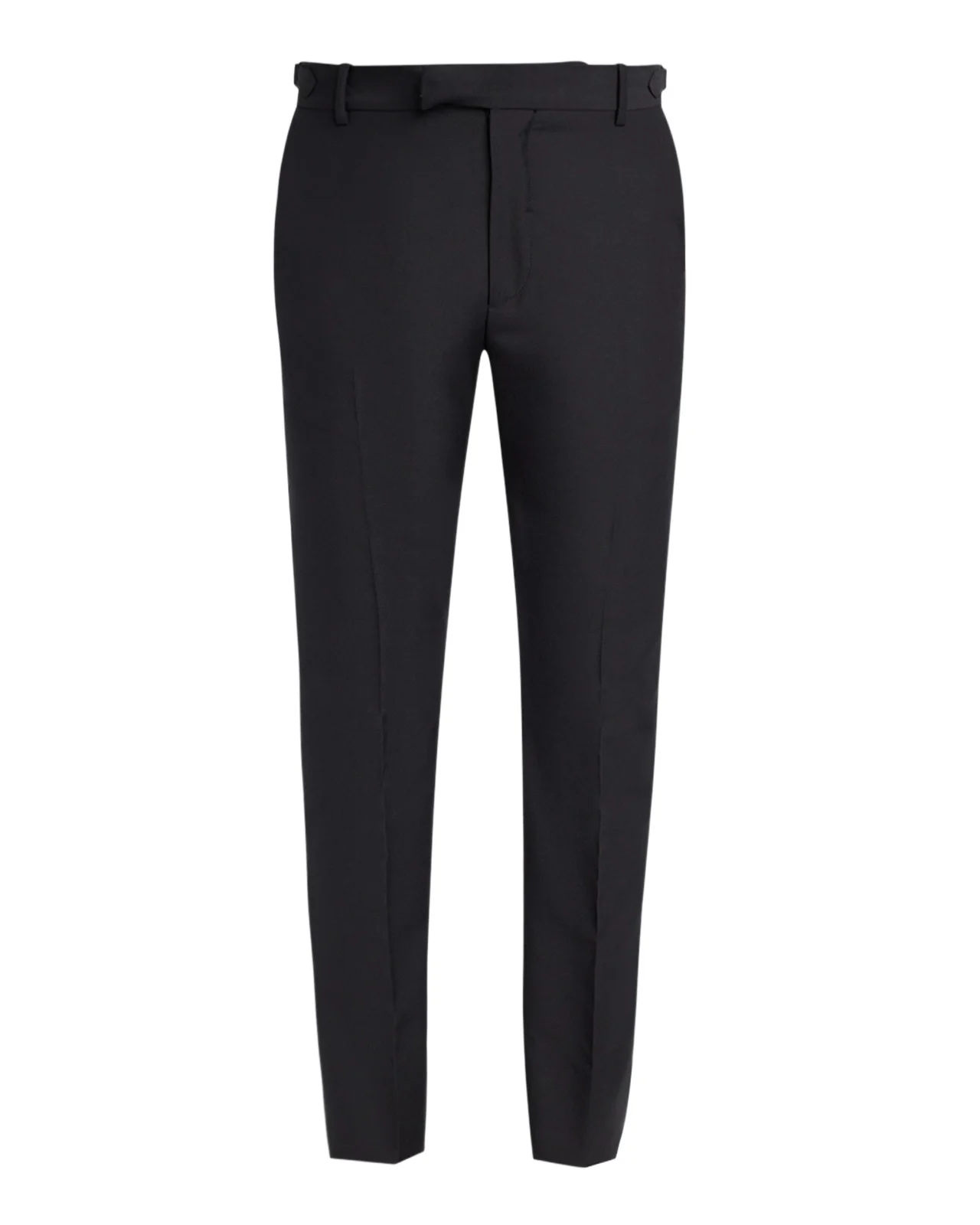 Men's Waist-Tab Straight Fit Flat-Front Trousers Men's Waist-Tab Straight Fit Flat-Front Trousers