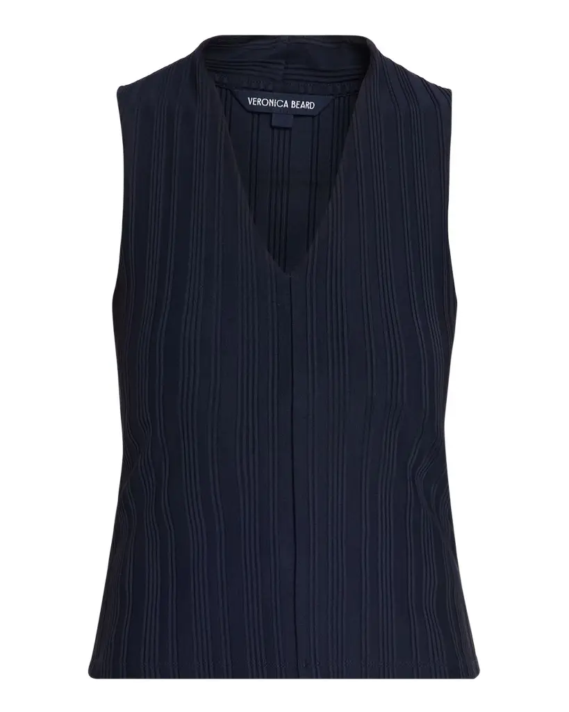 Veronica Beard Evania V-Neck Tank Top | Image 1 Veronica Beard Evania V-Neck Tank Top | Image 1