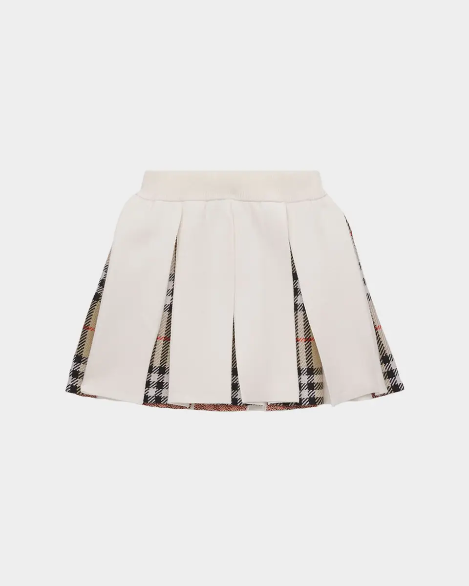 Burberry Kid's Pleated Check Wool-Blend Skirt | Thumbnail 2 Burberry Kid's Pleated Check Wool-Blend Skirt | Thumbnail 2