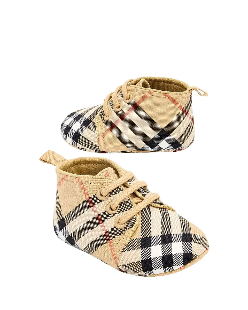 Burberry Kid's Corby Check Shoes, Babies | Thumbnail 3 Burberry Kid's Corby Check Shoes, Babies | Thumbnail 3