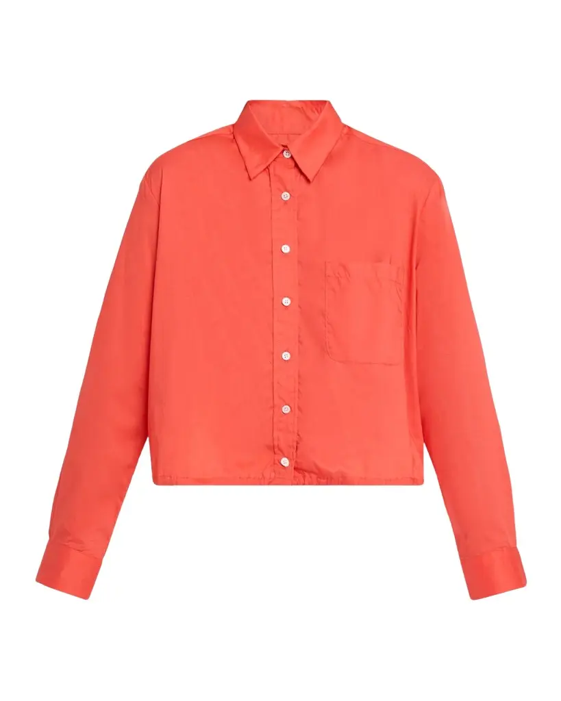 Cissa Cotton Button-Front Shirt | Image 1 Cissa Cotton Button-Front Shirt | Image 1