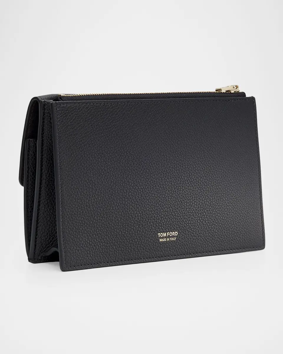 Tom Ford Kara Mini Leather Hanging T Crossbody Bag | Thumbnail 3 Tom Ford Kara Mini Leather Hanging T Crossbody Bag | Thumbnail 3