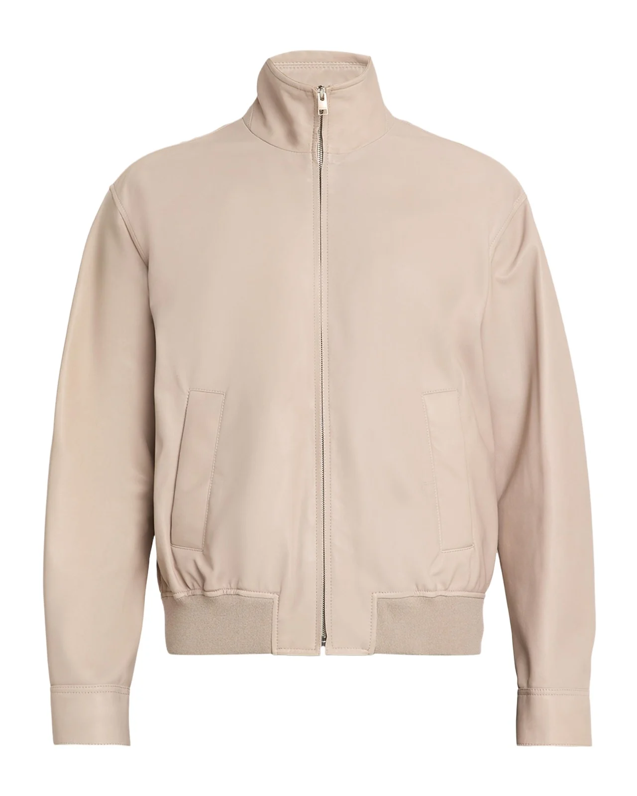 Men's Leather Bomber Jacket Men's Leather Bomber Jacket