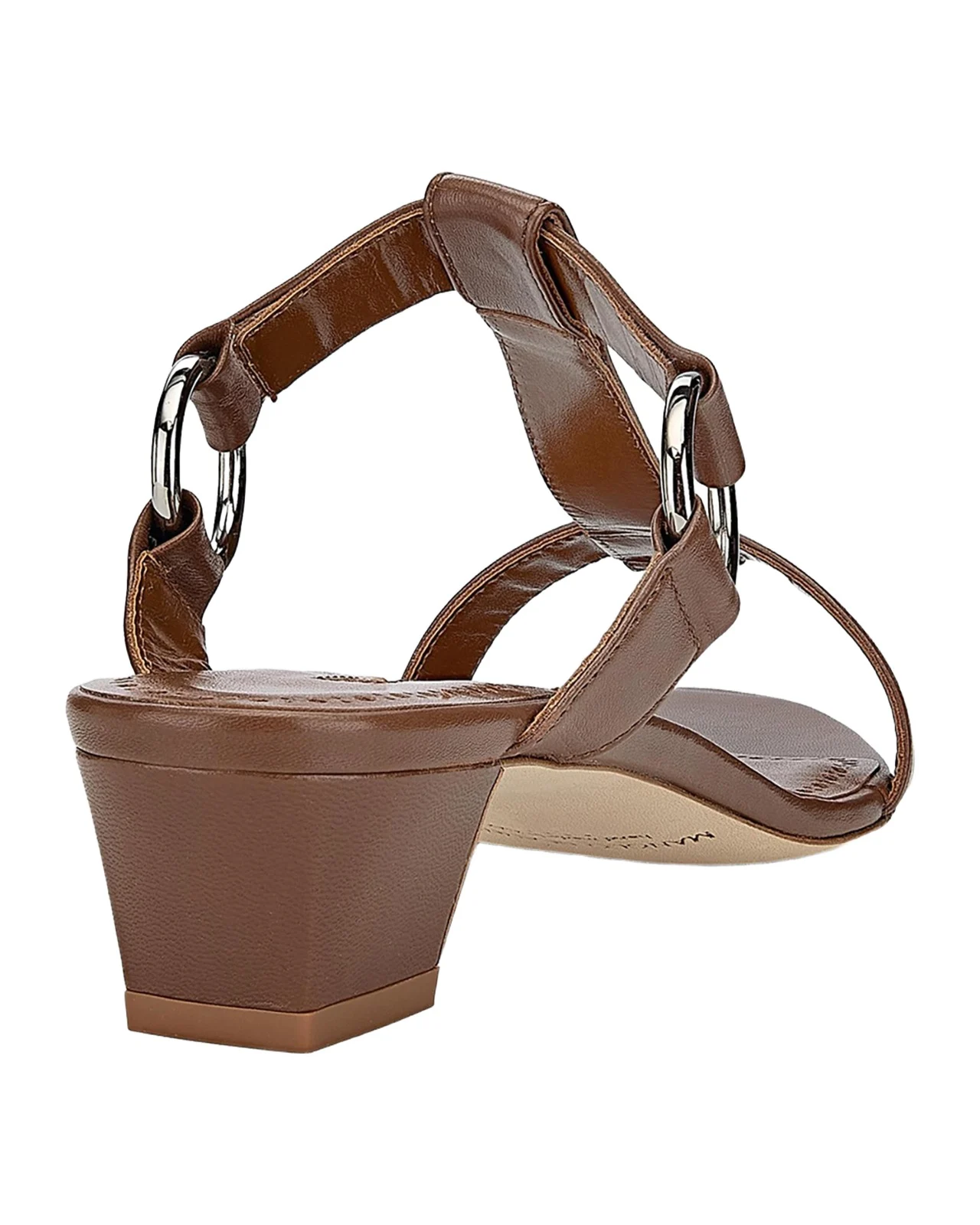 Manolo Blahnik 30mm Mionamu Leather Mule Sandals