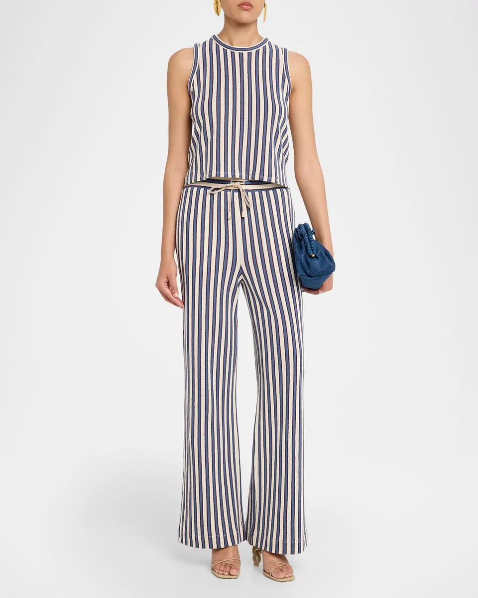 Veronica Beard Dravin Striped Crochet Top | Thumbnail 2 Veronica Beard Dravin Striped Crochet Top | Thumbnail 2