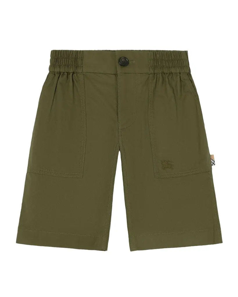 Burberry Boy's Trent Cotton Twill Cargo Shorts | Image 1 Burberry Boy's Trent Cotton Twill Cargo Shorts | Image 1