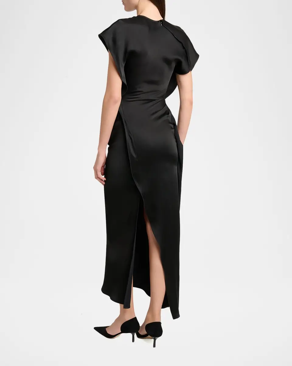 Victoria Beckham Victoria Midi Dress | Thumbnail 2 Victoria Beckham Victoria Midi Dress | Thumbnail 2