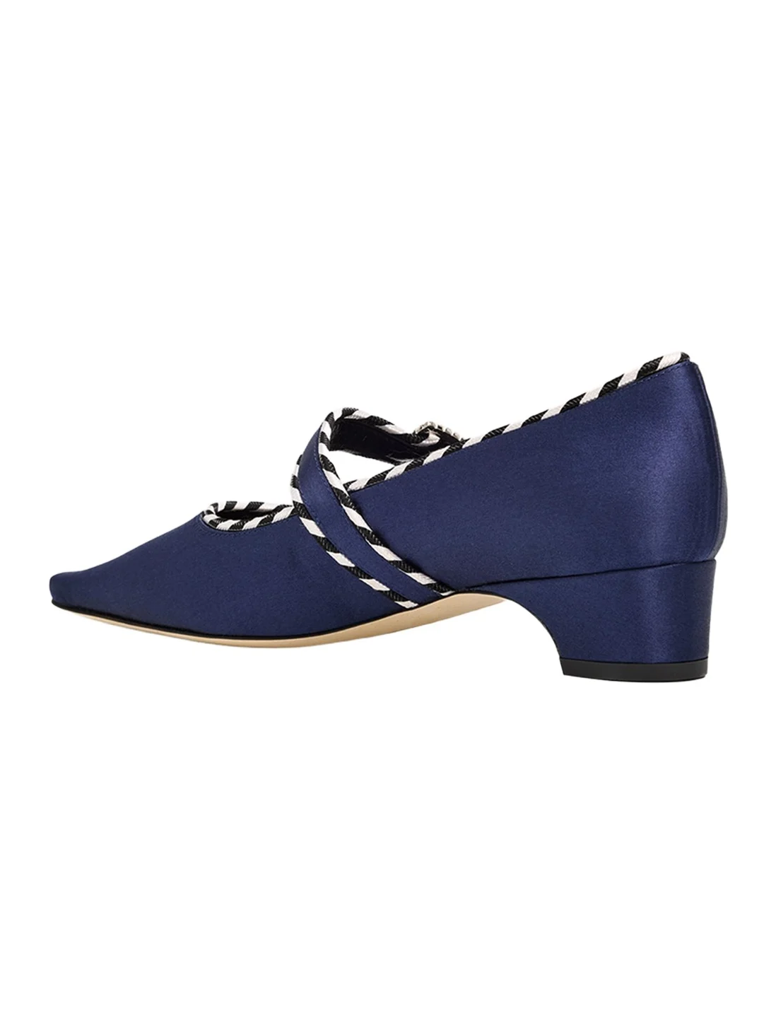 30mm Zaera Satin Mary Jane Pumps 30mm Zaera Satin Mary Jane Pumps