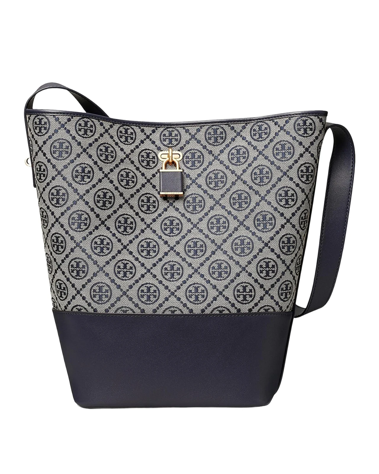 Lock Slim T Monogram Bucket Bag Lock Slim T Monogram Bucket Bag