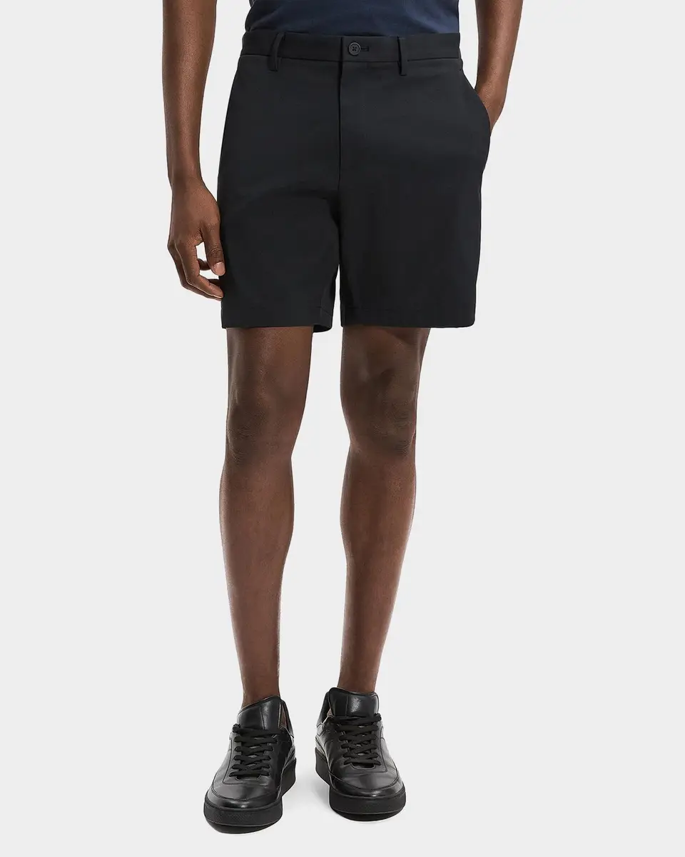 Theory Men's Zaine Nylon 7" Inseam Flat-Front Shorts | Thumbnail 4 Theory Men's Zaine Nylon 7" Inseam Flat-Front Shorts | Thumbnail 4