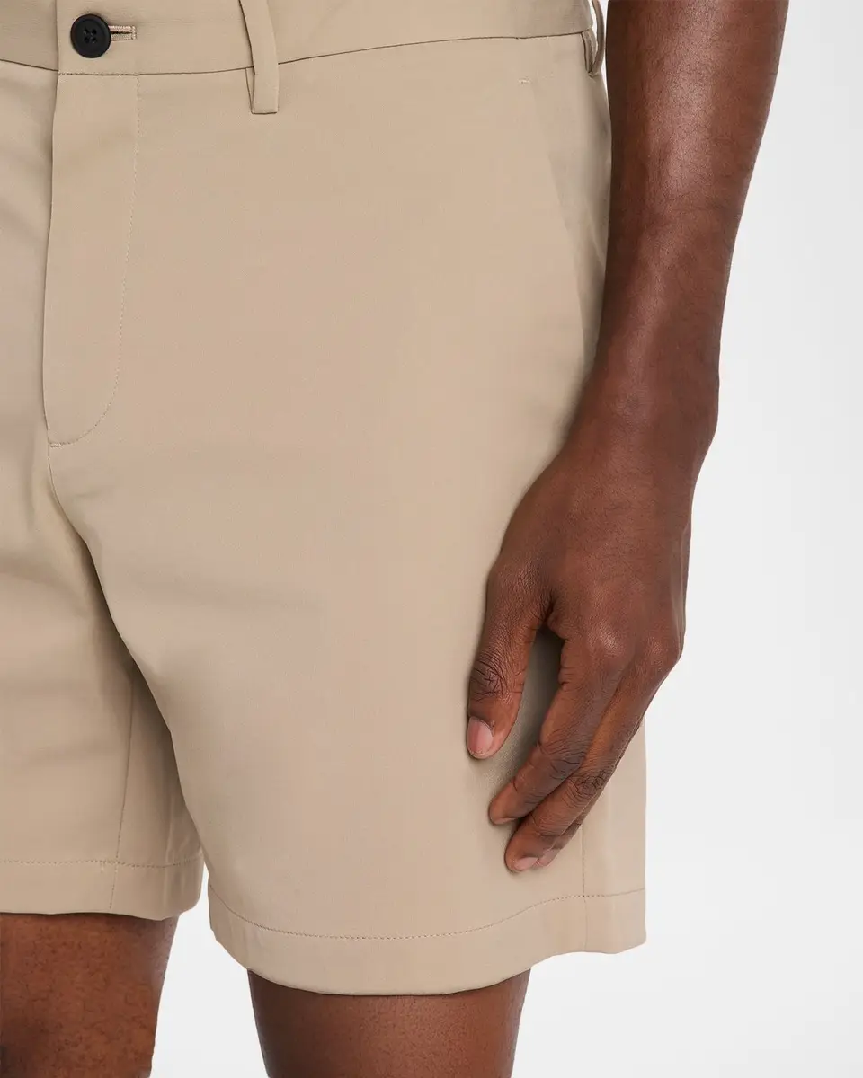 Theory Men's Zaine Nylon 7" Inseam Flat-Front Shorts | Thumbnail 5 Theory Men's Zaine Nylon 7" Inseam Flat-Front Shorts | Thumbnail 5