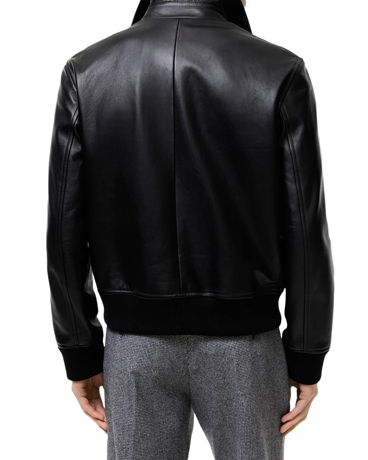 Burberry Men's Bloomsbury EKD Full-Zip Leather Jacket