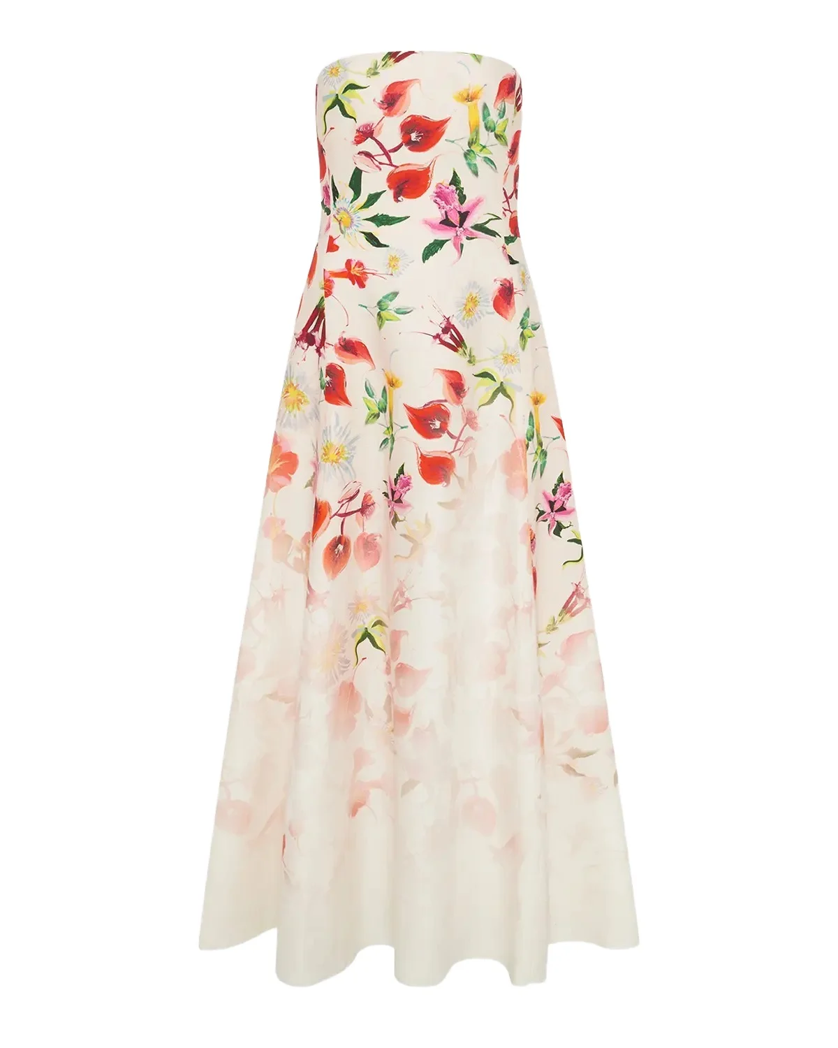 Alessia Strapless Linen Dress Alessia Strapless Linen Dress