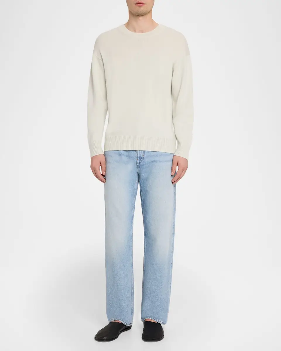 Frame Men's Lightweight Cashmere Crewneck Sweater | Thumbnail 2 Frame Men's Lightweight Cashmere Crewneck Sweater | Thumbnail 2