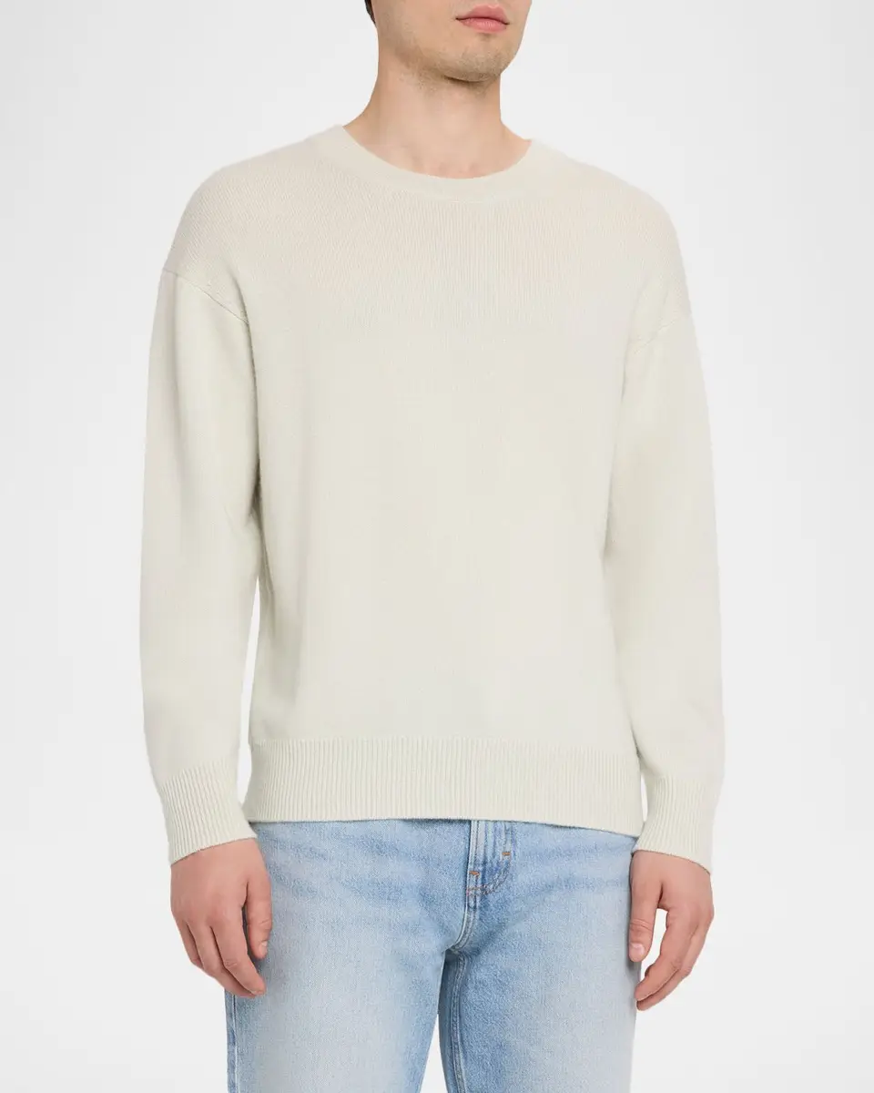 Frame Men's Lightweight Cashmere Crewneck Sweater | Thumbnail 4 Frame Men's Lightweight Cashmere Crewneck Sweater | Thumbnail 4