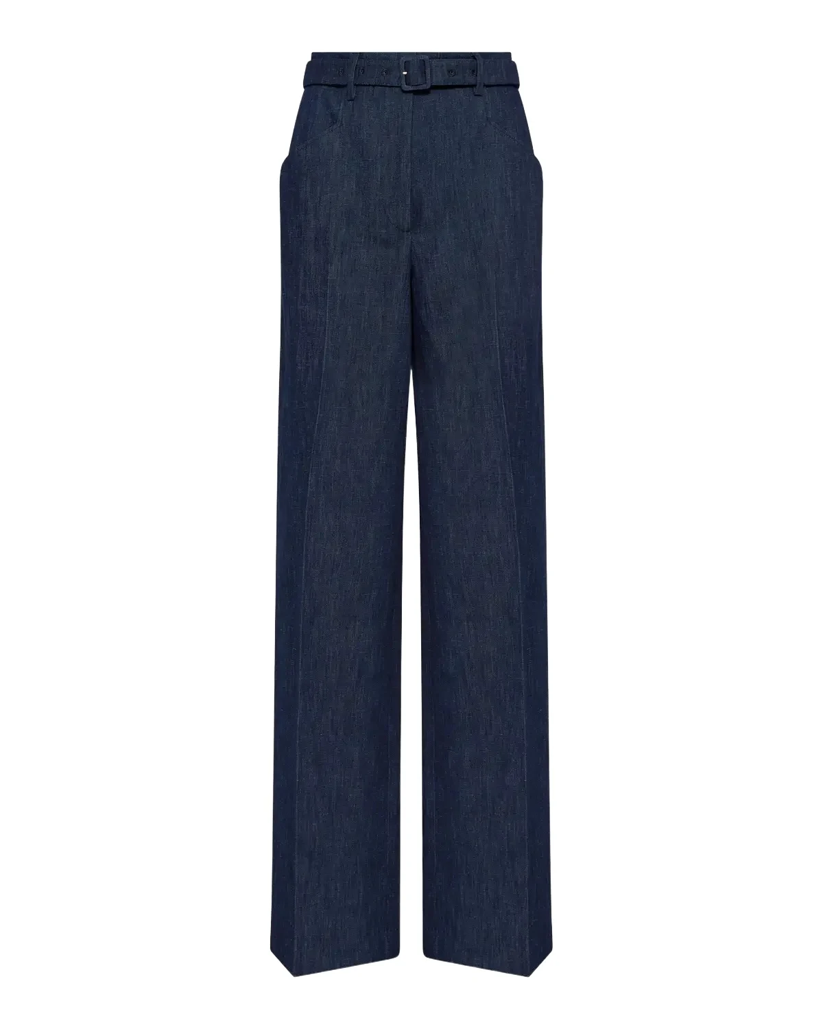 Norman Belted Straight-Leg Pants Norman Belted Straight-Leg Pants
