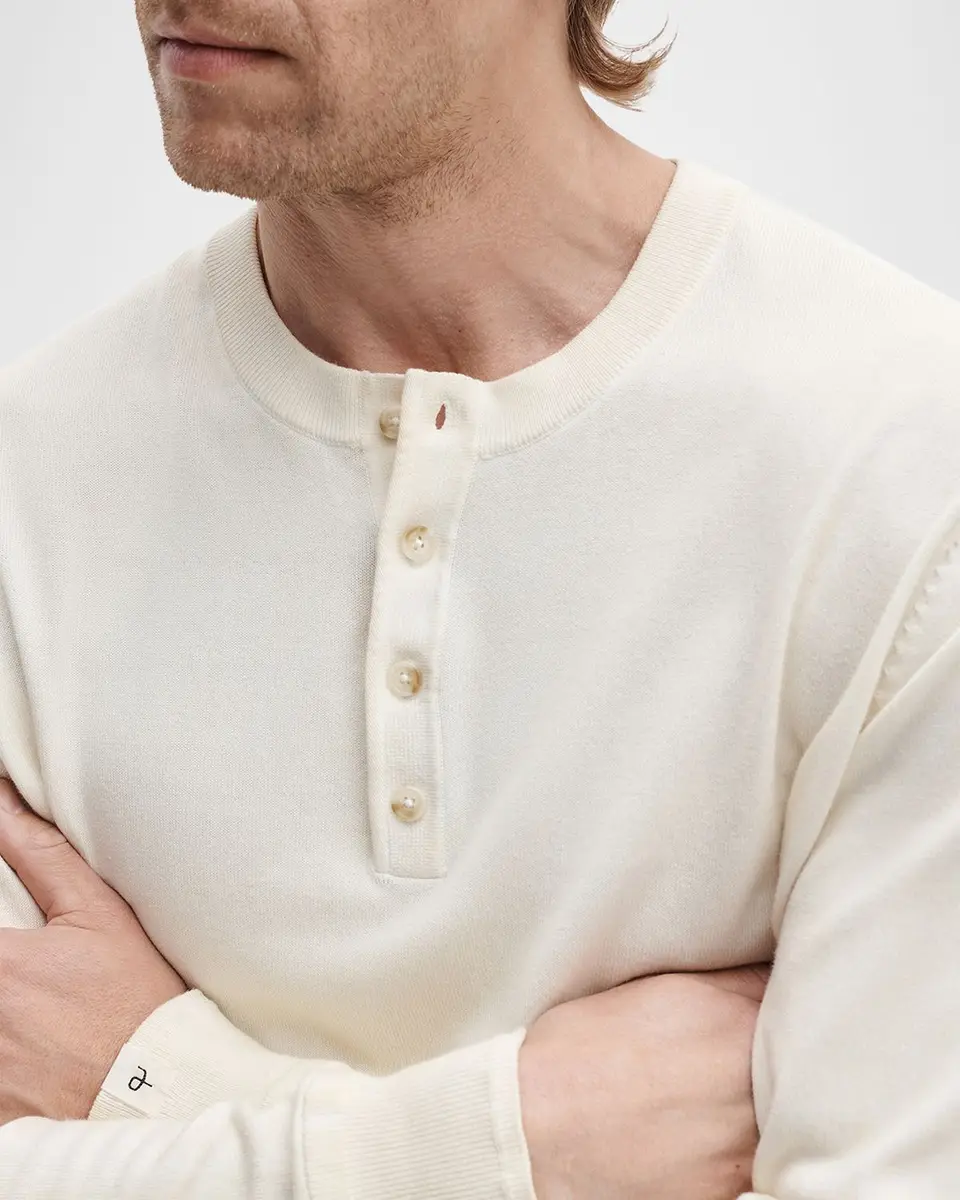 rag & bone Men's Cotton Henley | Thumbnail 5 rag & bone Men's Cotton Henley | Thumbnail 5