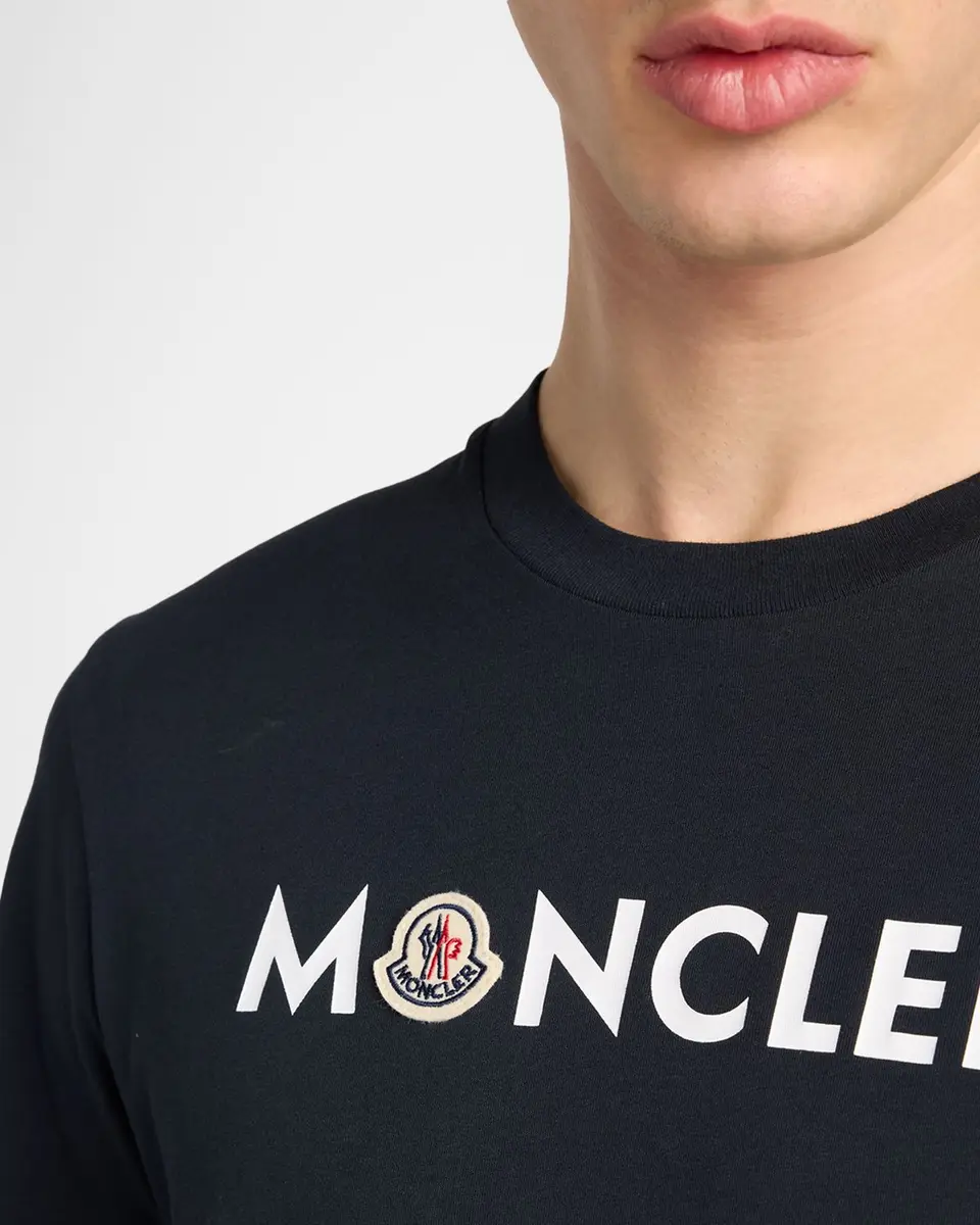 Moncler Men's Logo Short-Sleeve T-Shirt | Thumbnail 5 Moncler Men's Logo Short-Sleeve T-Shirt | Thumbnail 5