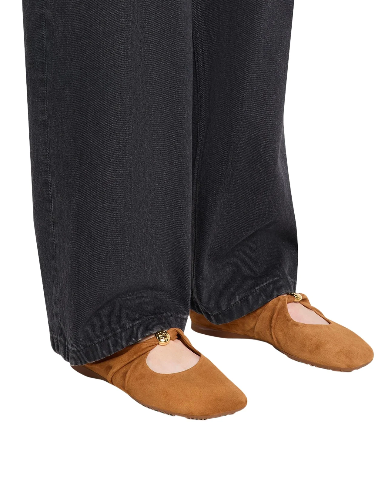 Pebble Suede Ballerina Flats Pebble Suede Ballerina Flats