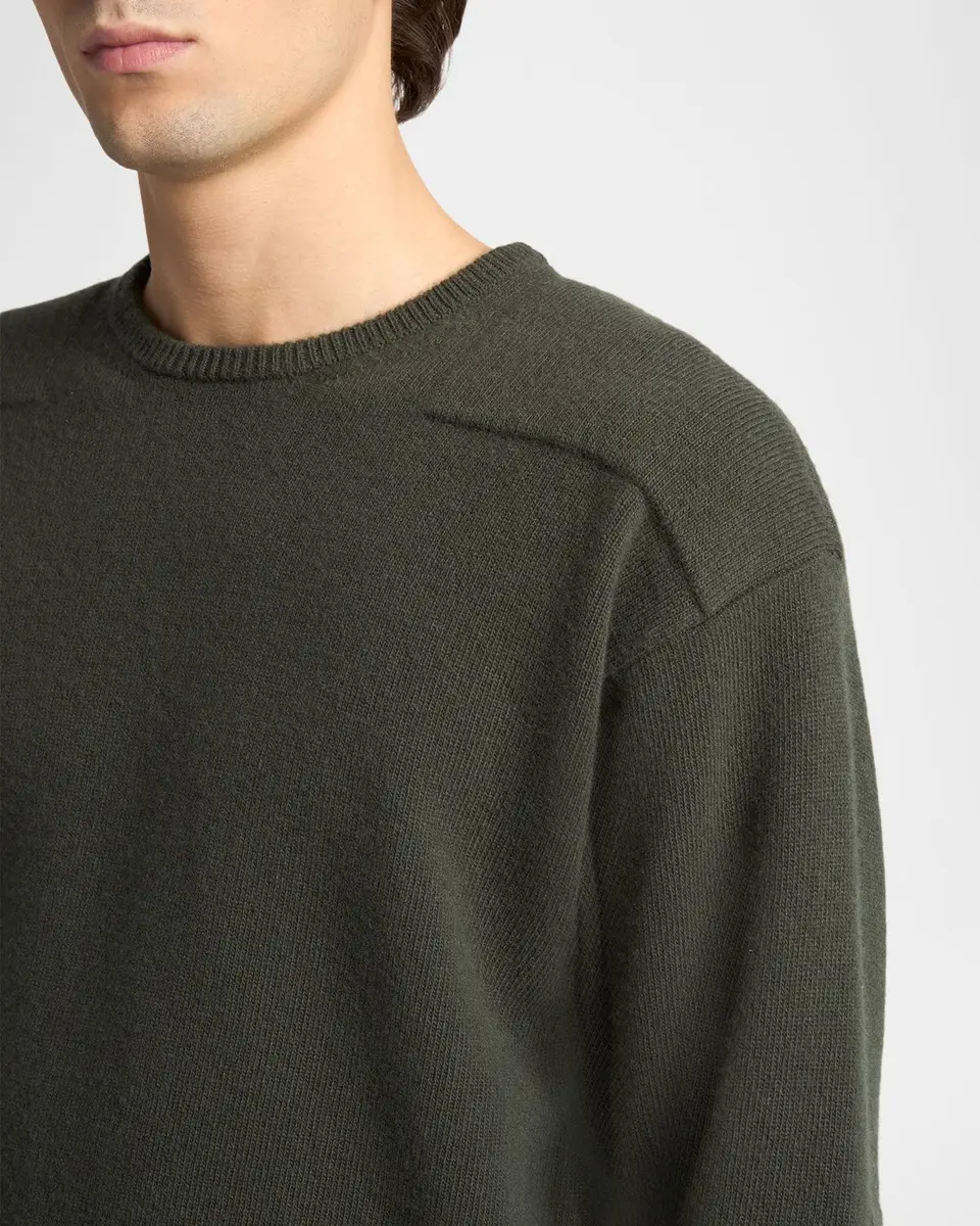 Jil Sander Men's Wool-Blend Crewneck Sweater | Thumbnail 5