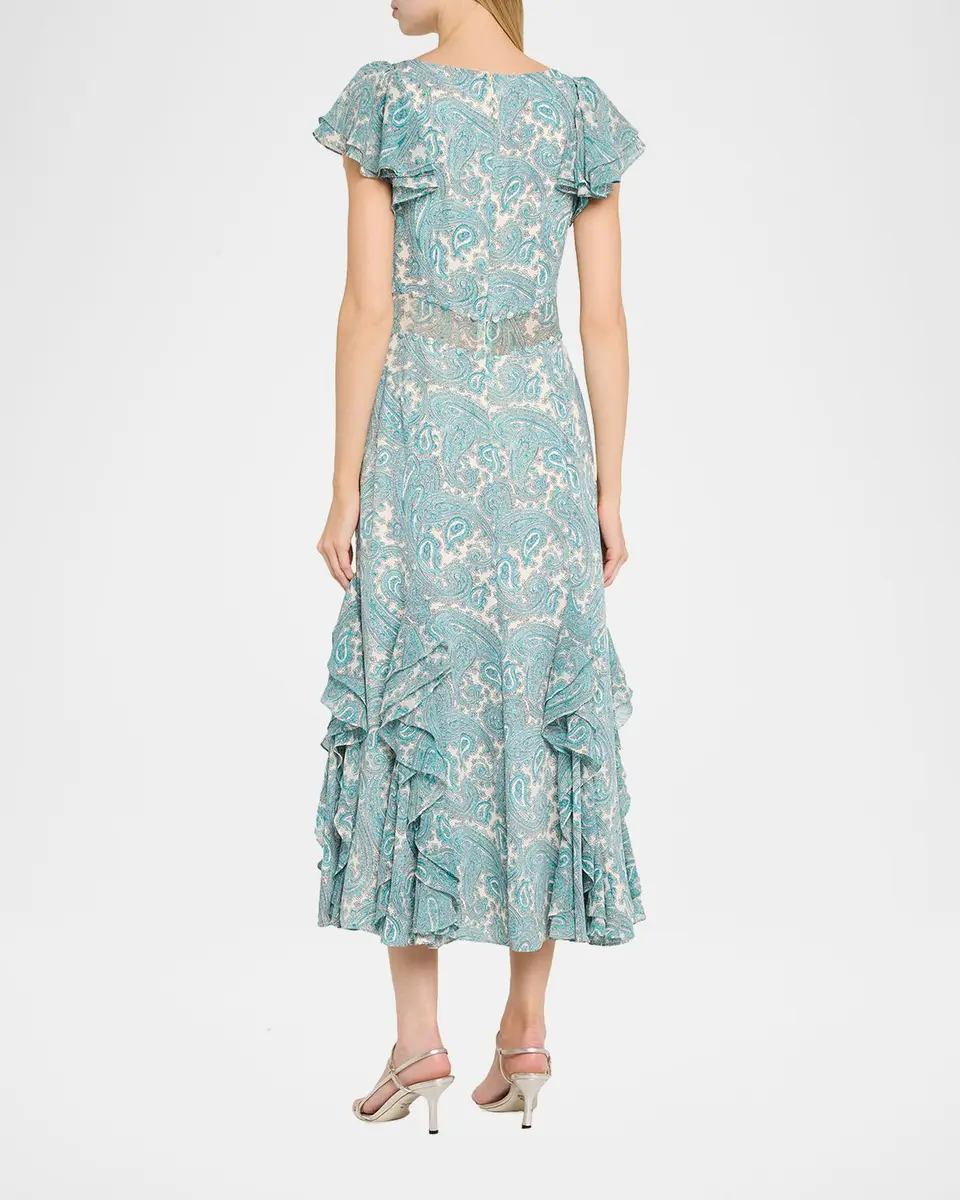 Cinq à Sept Hendrix Paisley Maxi Dress | Thumbnail 3