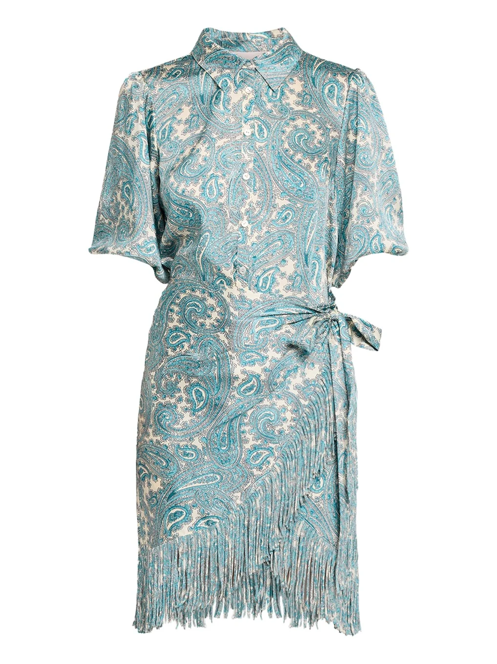 Hendrix Paisley Mini Shirtdress
