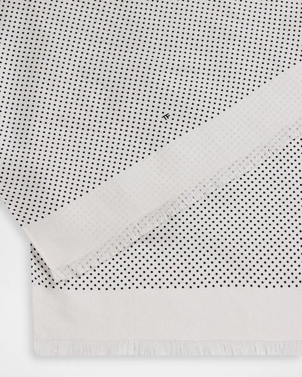Tom Ford Micro Polka Dot Silk Scarf | Thumbnail 4 Tom Ford Micro Polka Dot Silk Scarf | Thumbnail 4