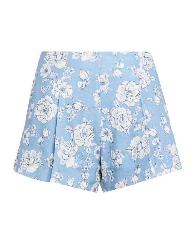 Generation Love Carmine Floral Linen Shorts | Image 1 Generation Love Carmine Floral Linen Shorts | Image 1