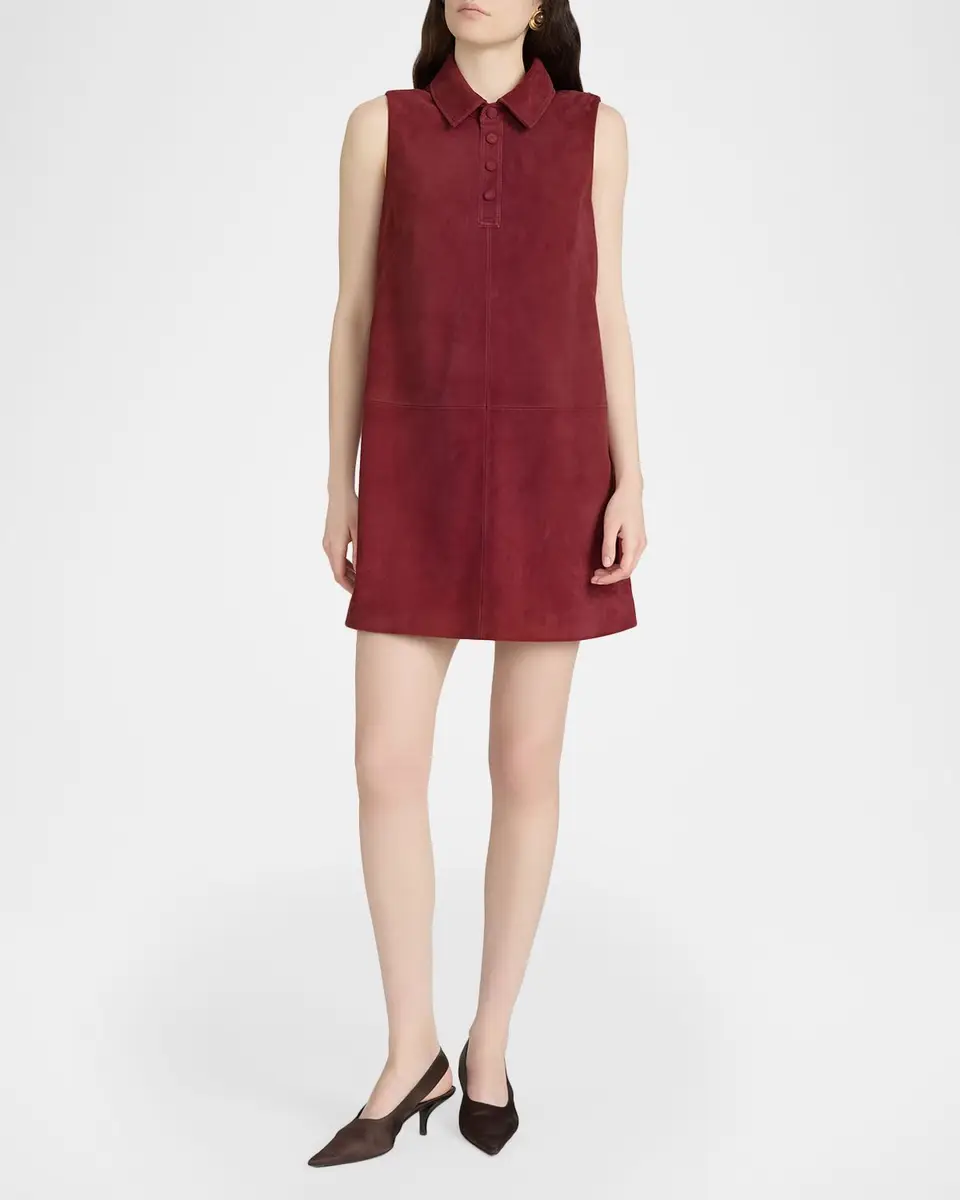 Frame The Suede City Mini Shift Dress | Thumbnail 2 Frame The Suede City Mini Shift Dress | Thumbnail 2