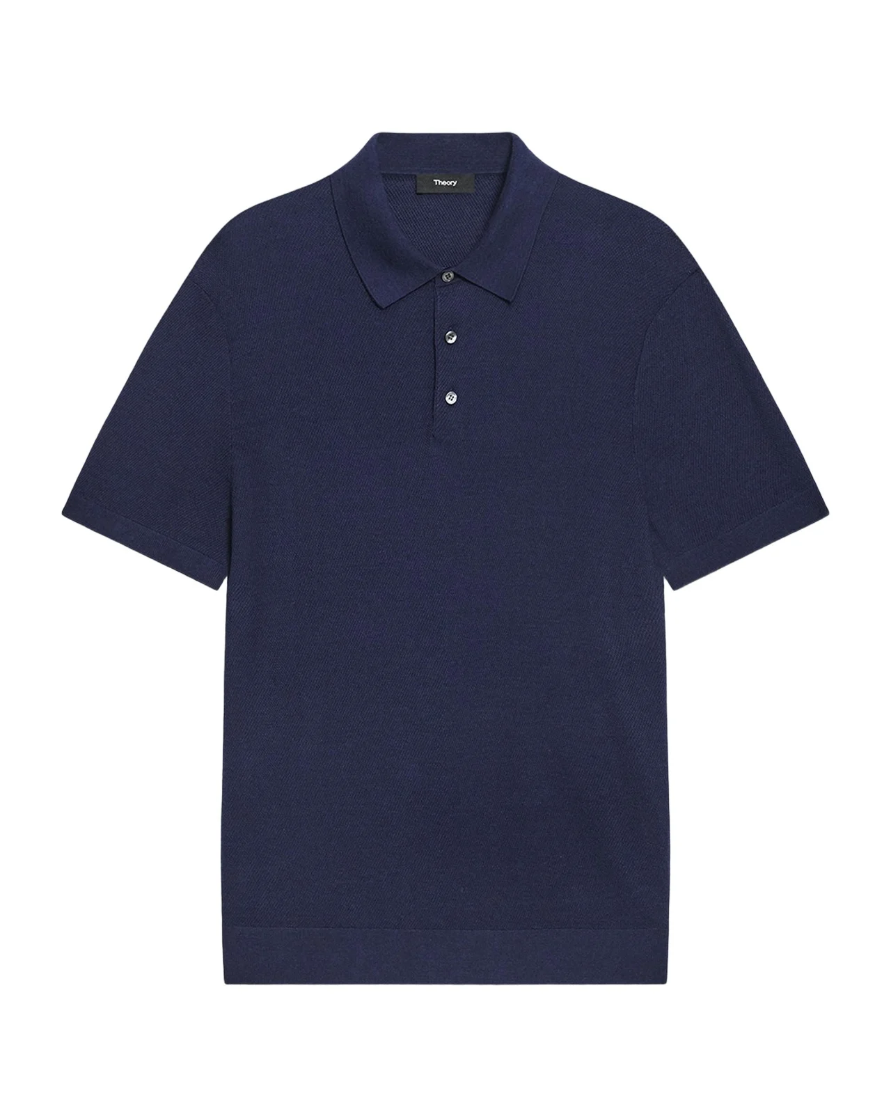 Men's Silk-Cotton Polo Shirt