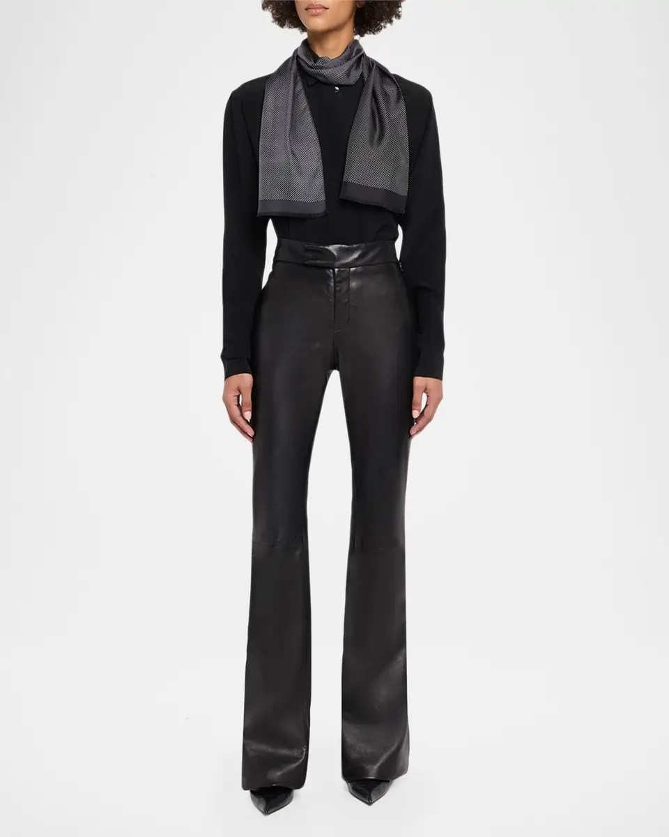 Tom Ford Micro Polka Dot Silk Scarf | Thumbnail 2 Tom Ford Micro Polka Dot Silk Scarf | Thumbnail 2